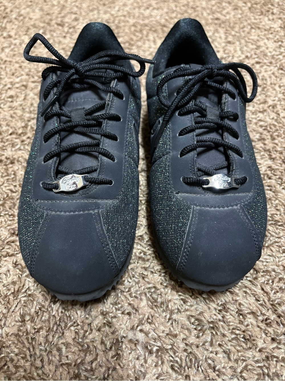 Nike women’s Cortez Black Low-Profile Lifestyle Sneakers